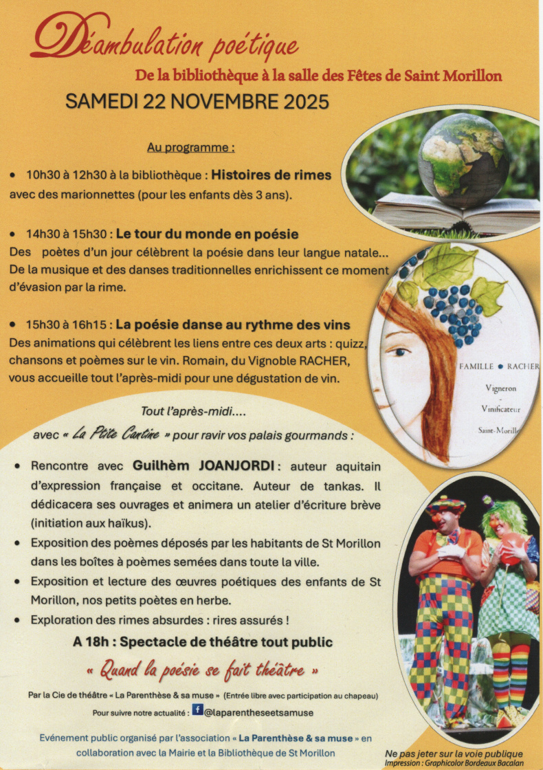 2025 11 22 Déambulation poétique