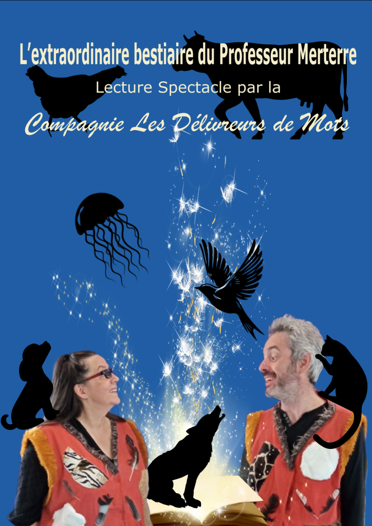 Affiche Lextraordinaire bestiaire du Professeur Merterre