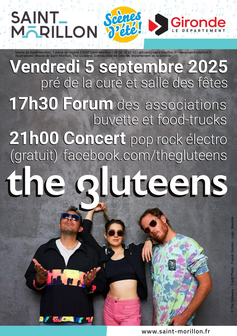 2025 09 05 Forum des assos Concert The Gluteens