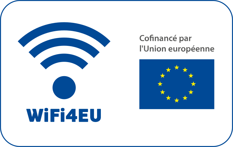 WiFi4EU picto European Union blue FR Horizontal