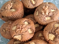 Muffins pommes-noix