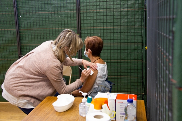 La Brède, centre de vaccination intercommunal Montesquieu